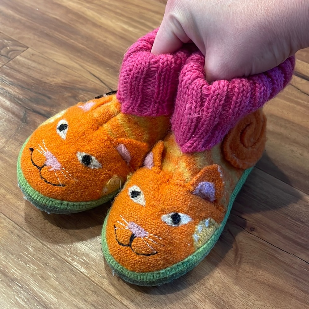 Garnet Hill wool slippers